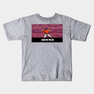 8-Bit Quarterback - Denver Kids T-Shirt